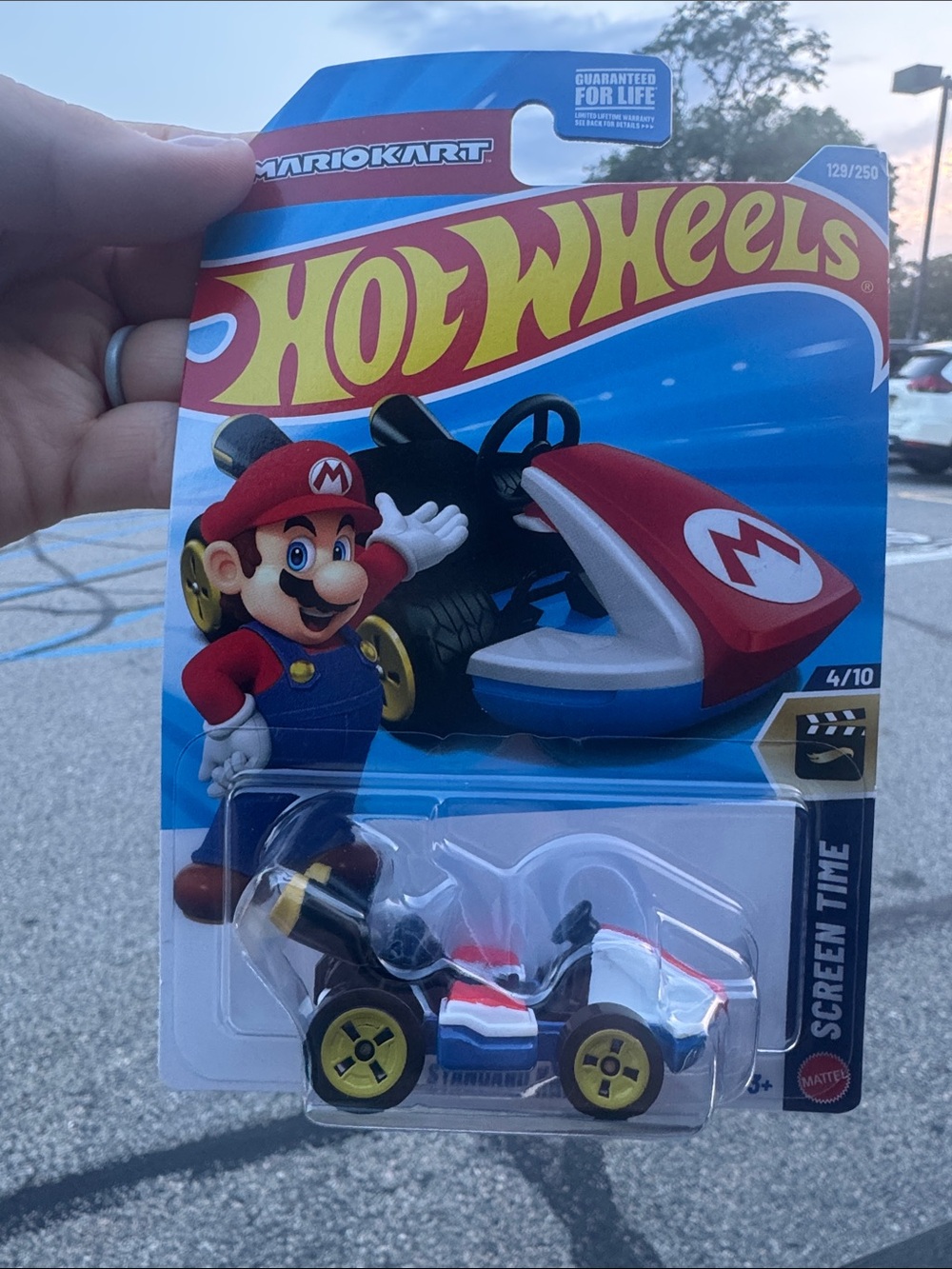Mario Kart Red & White Mario Kart Die-Cast Toy Car